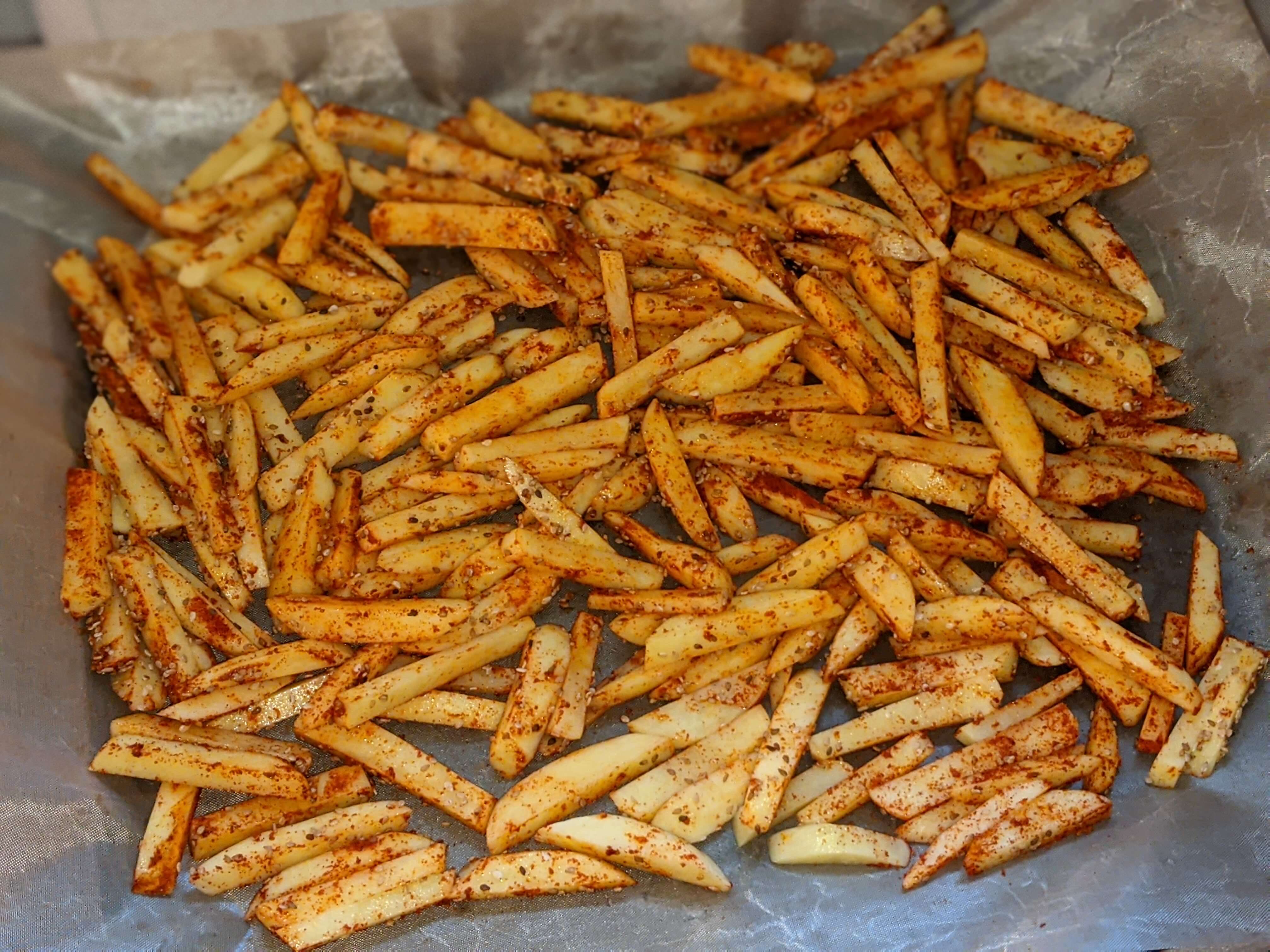 Fries in the oven